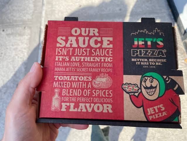 Jet's Pizza box