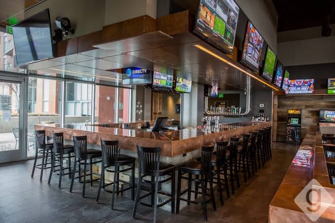The Mainstay bar with sports on screen
