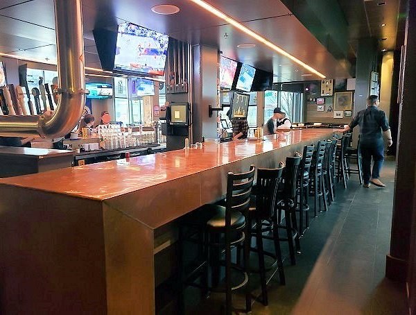 The Mainstay long bar interior